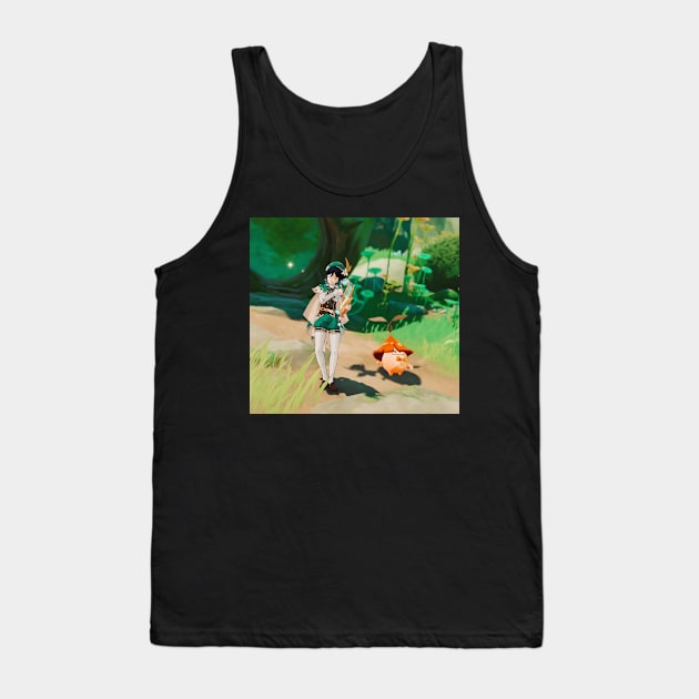 Venti and Aranara Tank Top by Poppyseed_edits